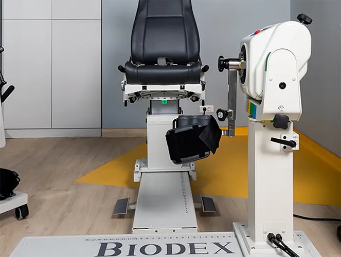 tehnologie Biodex folosita in Clinicile Kinetic